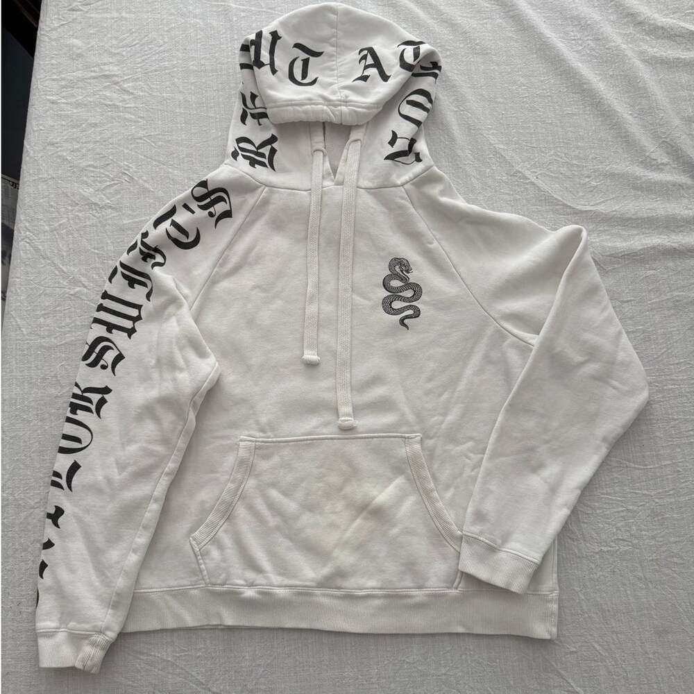 Taylor Swift | rare white Reputation tour snake hoodie sweatshirt | size small